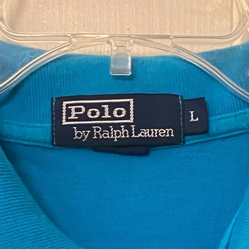 Ralph Lauren Men's Vibrant Teal Blue Polo Shirt